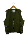 【中古】WTAPS◆ベスト/--/コットン/KHK/無地/222WVDT-JKM01【メンズウェア】