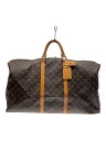 【中古】LOUIS VUITTON◆キーポル・バンドリエール60_モノグラム・キャンバス_BRW/PVC/BRW【バッグ】