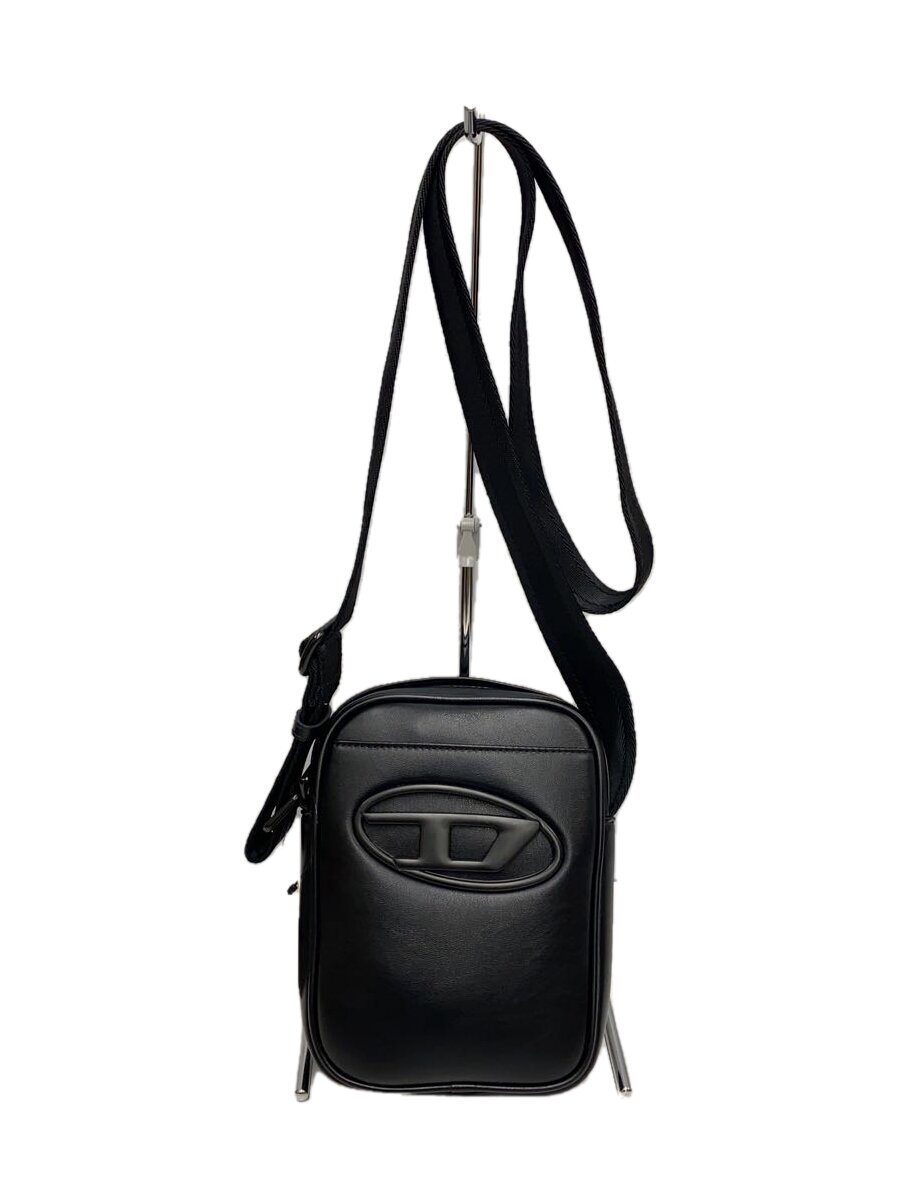 【中古】DIESEL◆Holi-D/ショルダーバッグ/フェイクレザー/BLK【バッグ】
