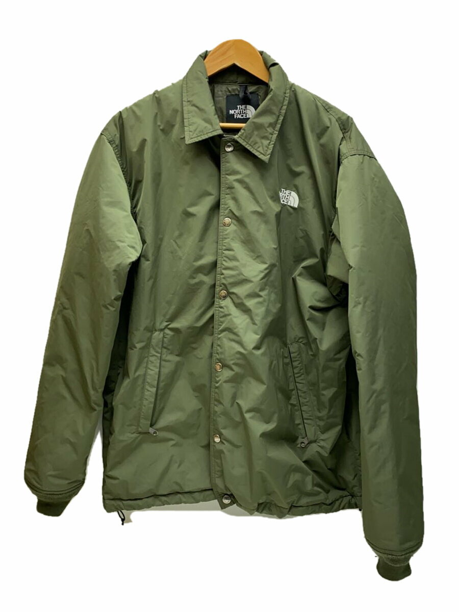 【中古】THE NORTH FACE◆INSULATED COACH JACKET_インサレーテッドコーチジャケット/XL/ポリエステル/KHK【メンズウェア】