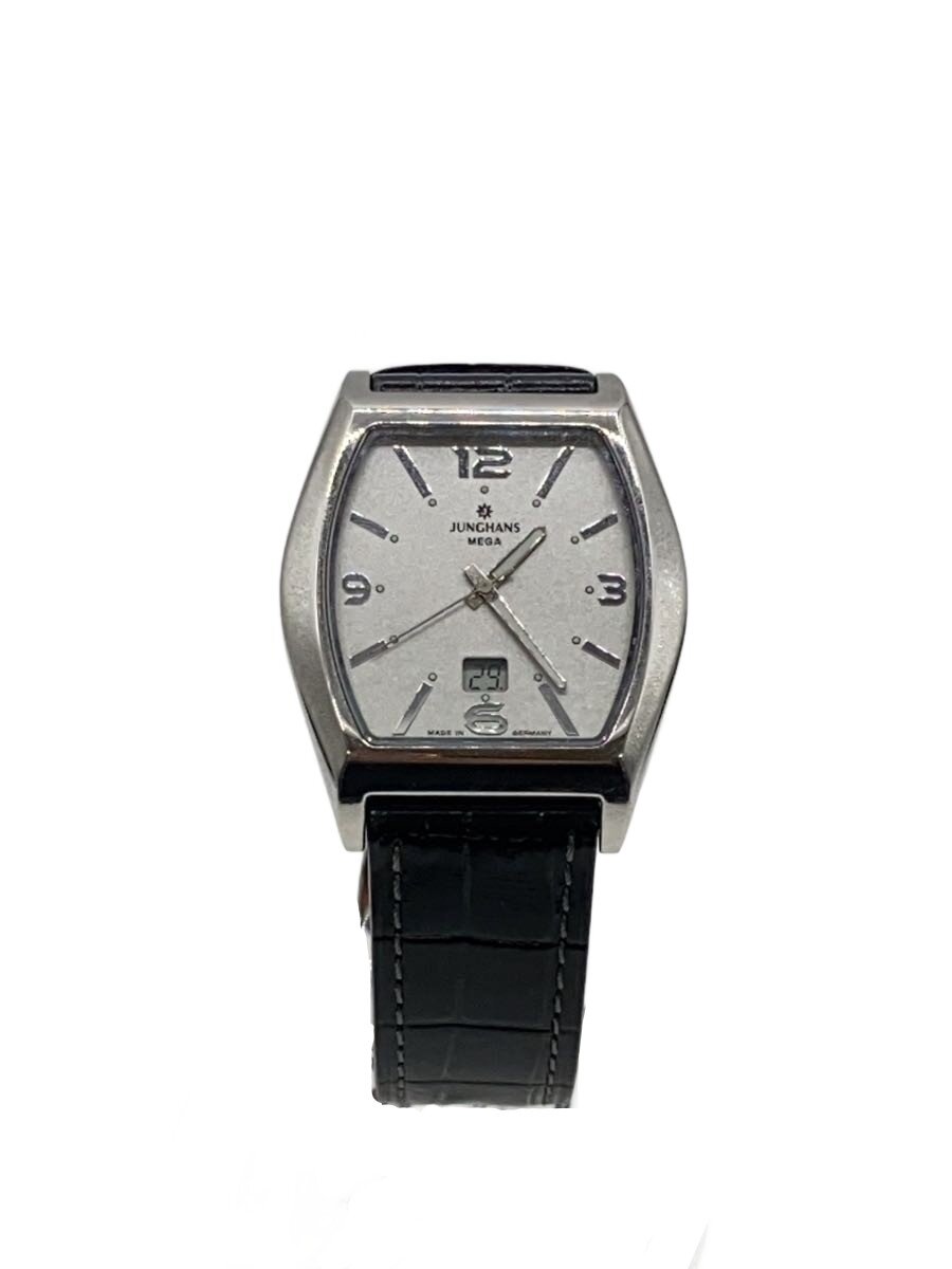 【中古】JUNGHANS◆クォーツ腕時計/アナログ/MEGA【服飾雑貨他】