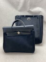 【中古】HERMES◆リュック/--/BLK【バッグ】