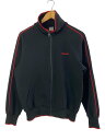 【中古】adidas◆ジャージ/M/ポリエステル/ブラック/無地/ATS-70【メンズウェア】