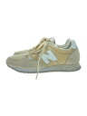 【中古】NEW BALANCE◆ローカットスニーカー/23cm/CRM/U220CM【シューズ】