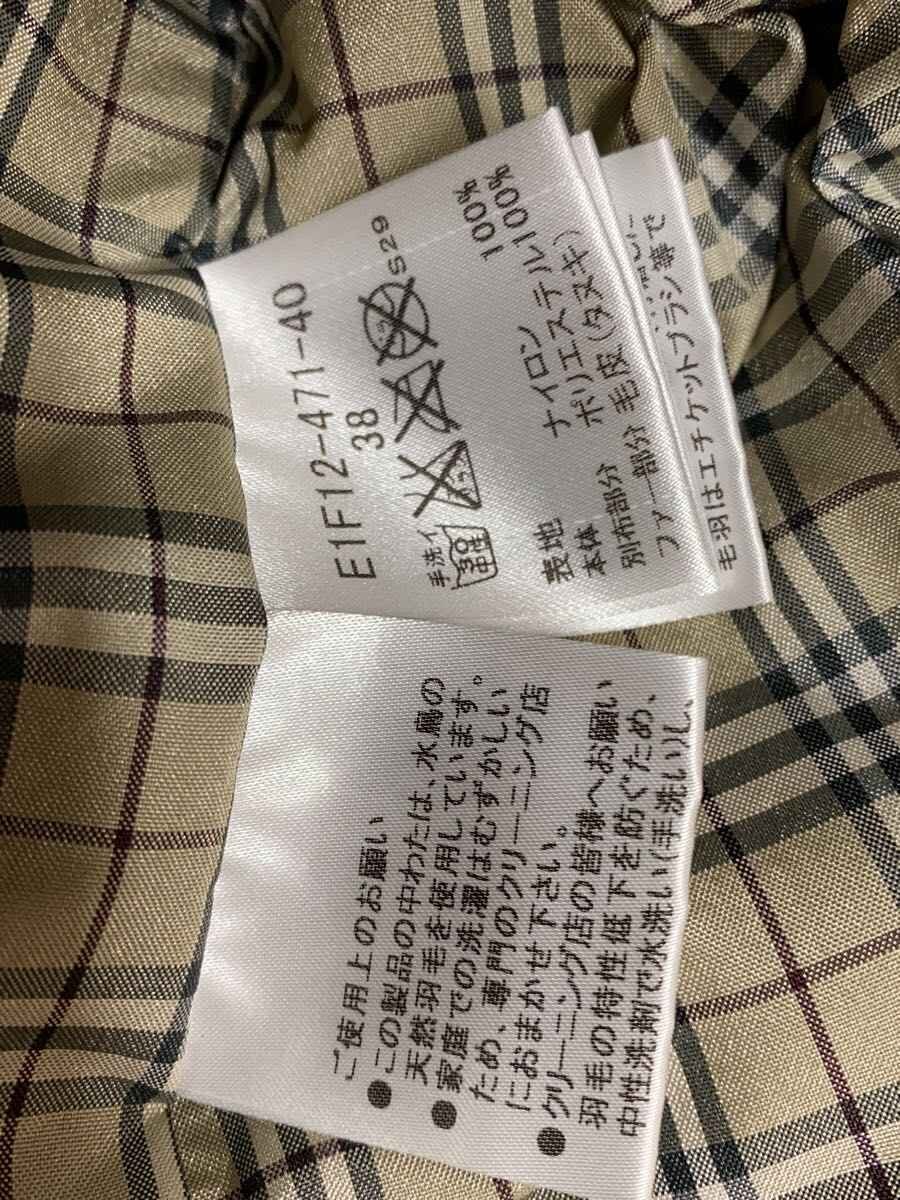 中古 BURBERRY LONDON ダウンジャケット -- BEG 無地 e1f12-471-40 レディースウェア jumblestore-38653172 2nd STREET 楽天市場店 サンプル画像3