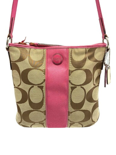 【中古】COACH◆コーチ/F21905/ショルダーバッグ/キャンバス/ベージュ/ダメージ有【バッグ】 【中古】COACH◆コーチ/F21905/ショルダーバッグ/キャンバス/ベージュ/ダメージ有【バッグ】