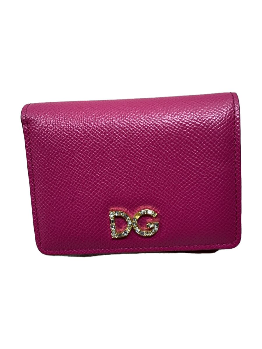 【中古】DOLCE&GABBANA◆2つ折り財布/--/
