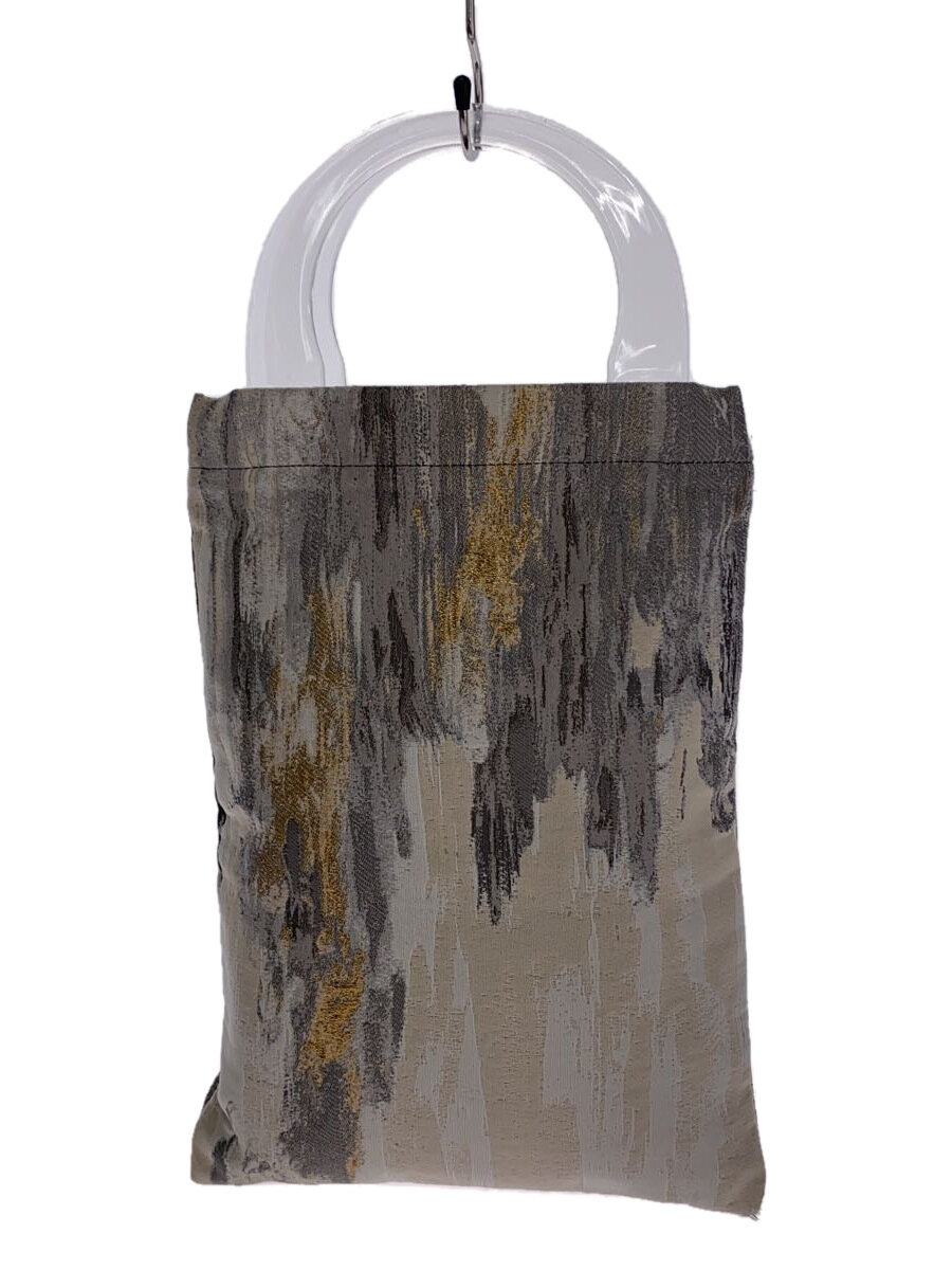 【中古】STAIR/ステア/ゴールド×シルバー/アート柄/PAINT JQ BAG/バッグ/ラメ/クリアー//【バッグ】