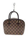 【中古】LOUIS VUITTON◆サリア・ミニ_ダミエ・エベヌ_BRW/PVC/BRW/モノグラム【バッグ】(4)