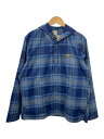 【中古】L.L.Bean◆パーカー/L/ポリエステル/BLU/チェック/511616//【メンズウェア】(4)