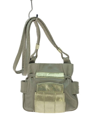 【中古】SEE BY CHLOE◆ショルダーバッグ/--/GRY/無地【バッグ】 【中古】SEE BY CHLOE◆ショルダーバッグ/--/GRY/無地【バッグ】