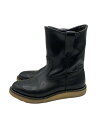 【中古】RED WING◆ペコスブーツ/US7/BLK/レザー/8169//【シューズ】