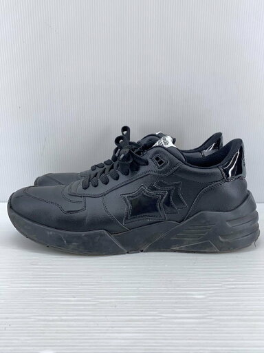 【中古】Atlantic STARS◆ローカットスニーカー/43/BLK//【シューズ】 【中古】Atlantic STARS◆ローカットスニーカー/43/BLK//【シューズ】