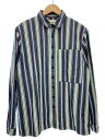 【中古】SUNNEI◆長袖シャツ/S/コットン/IDG/ストライプ【メンズウェア】(4)