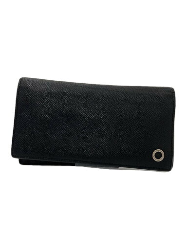 【中古】BVLGARI◆長財布/レザー/BLK/メンズ【服飾雑貨他】 【中古】BVLGARI◆長財布/レザー/BLK/メンズ【服飾雑貨他】