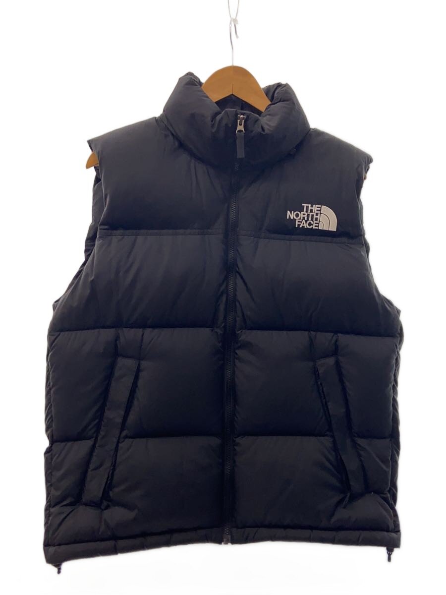 THE NORTH FACE◆NUPTSE VEST_ヌプシベスト M ナイロン BLK