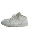 【中古】NIKE◆AIR JORDAN 1 LOW_エア ジョーダン 1 LOW/27.5cm/WHT【シューズ】(4)