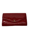 【中古】LOUIS VUITTON◆ポルト・フォイユ・サラ_モノグラム・ヴェルニ_PNK/牛革/PNK/レディース【服飾雑貨他】(4)