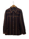 【中古】JOURNAL STANDARD TRISECT◆MANTECO/21AW/シャツジャケット/M/ウール/マルチカラー/ストライプ/21020600801030【メンズウェア】