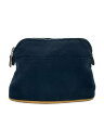 【中古】HERMES◆エルメス/ポーチ/ブラック/無地【バッグ】