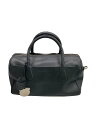 【中古】Salvatore Ferragamo◆ショルダーバッグ/レザー/BLK/無地/EE-21 E969【バッグ】