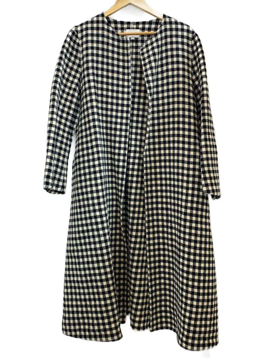 【中古】Steven Alan◆Steven Alan/チェスターコート/M/ウール/マルチカラー/チェック/8225-104-0193【レディースウェア】