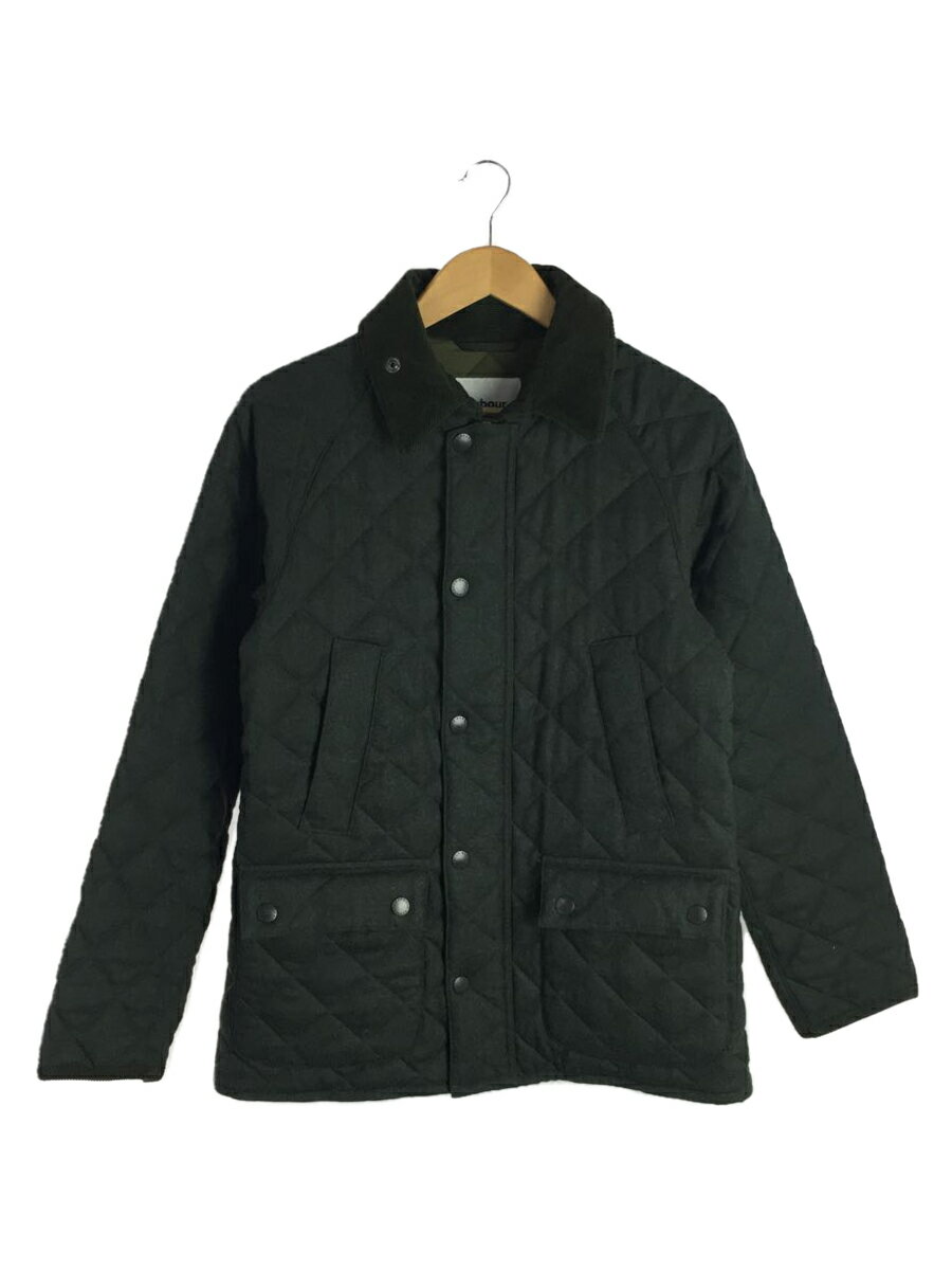 【中古】Barbour◆キルティングジャケット/36/ウール/GRY/1802193【メンズウェア】