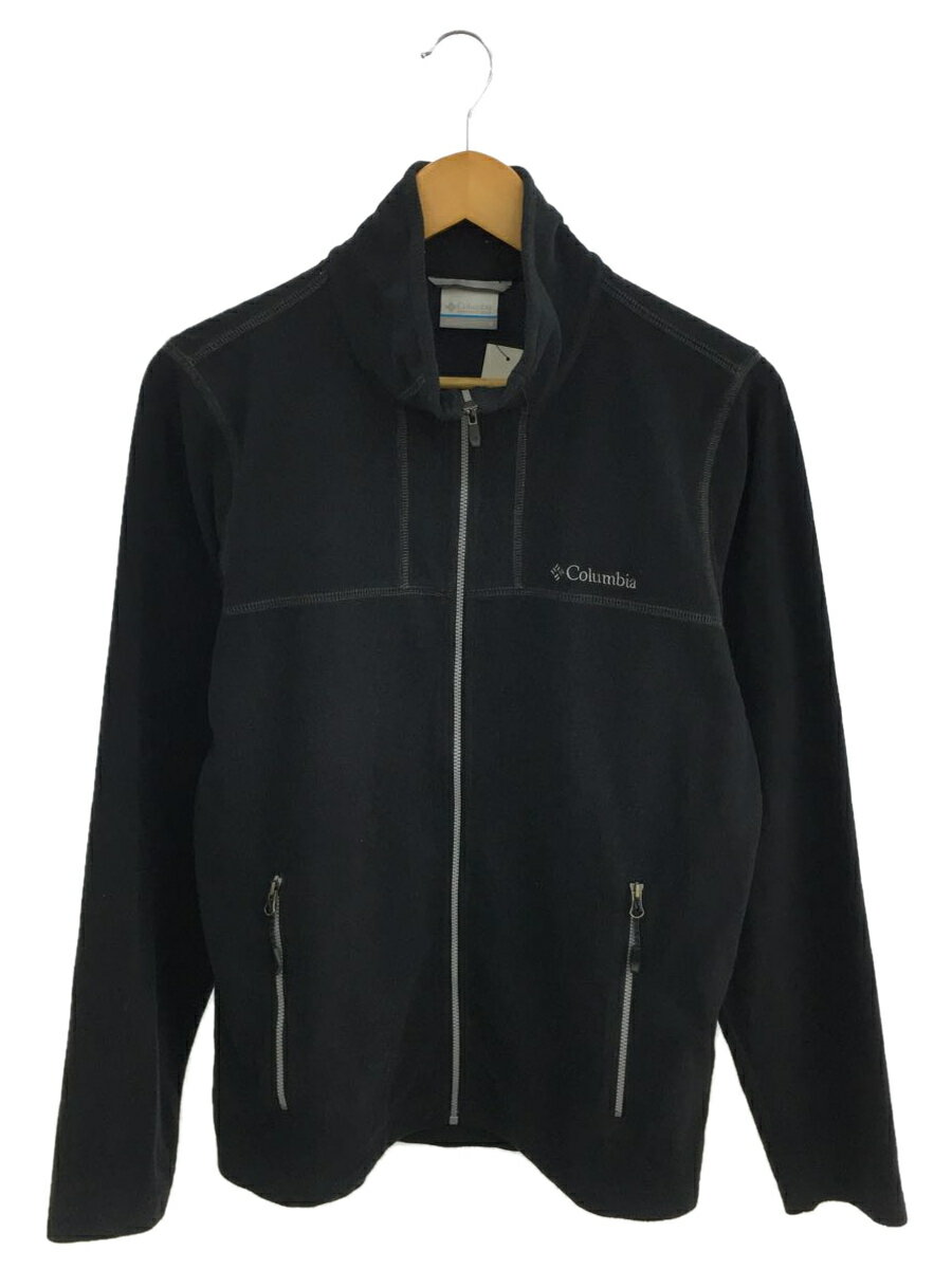 Columbia◆Mansfield Full Zip Top JKT/フリースジャケット/M/ポリエステル/BLK/pm1427