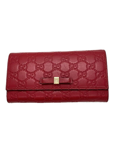 【中古】GUCCI◆コンチネンタルウォレット_グッチシマ/レザー/RED/レディース/キズ、スレあり【服飾雑貨他】 【中古】GUCCI◆コンチネンタルウォレット_グッチシマ/レザー/RED/レディース/キズ、スレあり【服飾雑貨他】