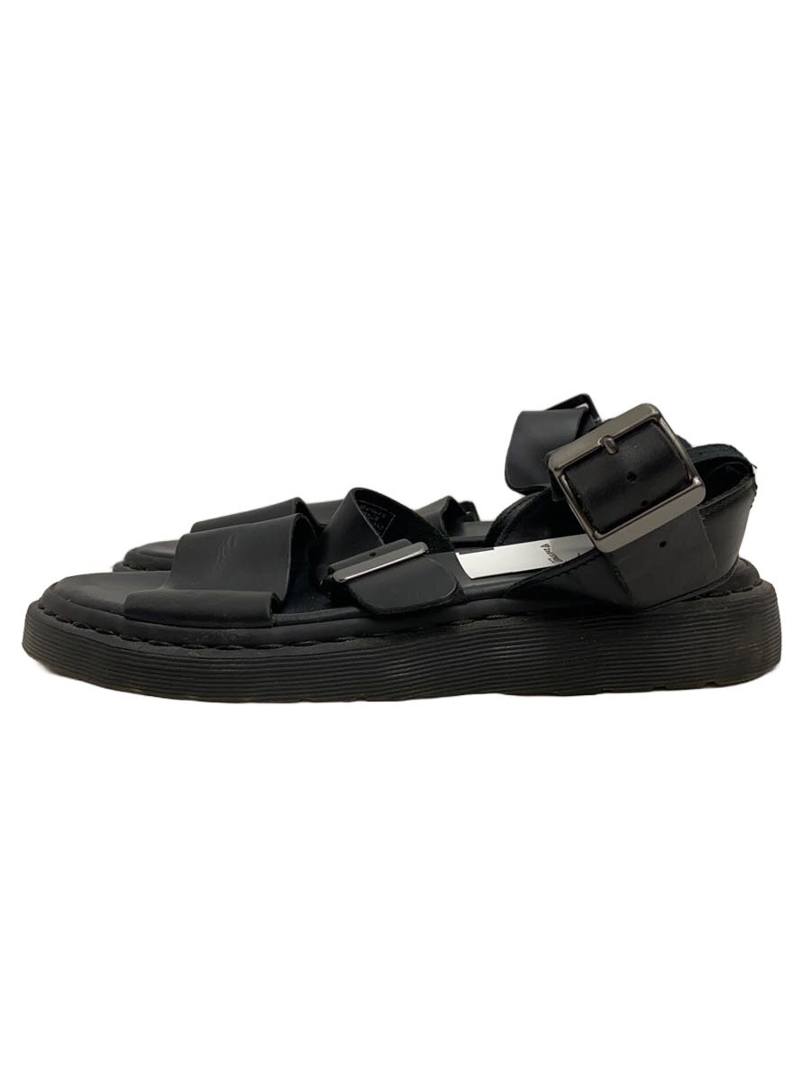 【中古】Dr.Martens◆サンダル/UK7/BLK/レザー/AW006【シューズ】