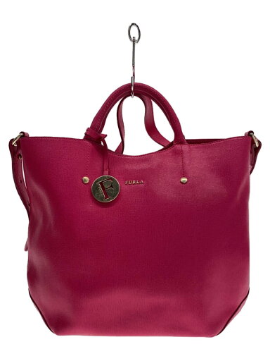 【中古】FURLA◆ハンドバッグ/--/PNK/G6315【バッグ】 【中古】FURLA◆ハンドバッグ/--/PNK/G6315【バッグ】