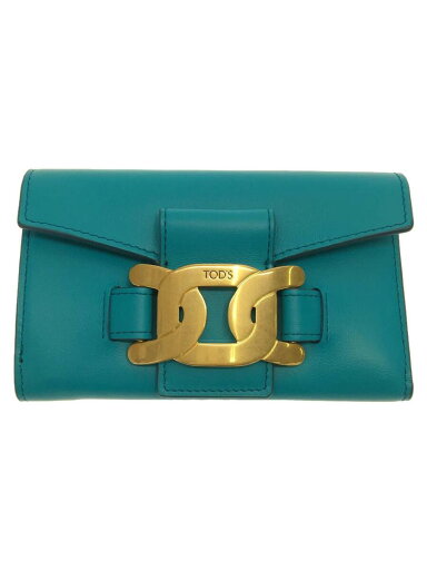 【中古】TOD’S◆2つ折り財布/レザー/BLU/レディース【服飾雑貨他】 【中古】TOD’S◆2つ折り財布/レザー/BLU/レディース【服飾雑貨他】
