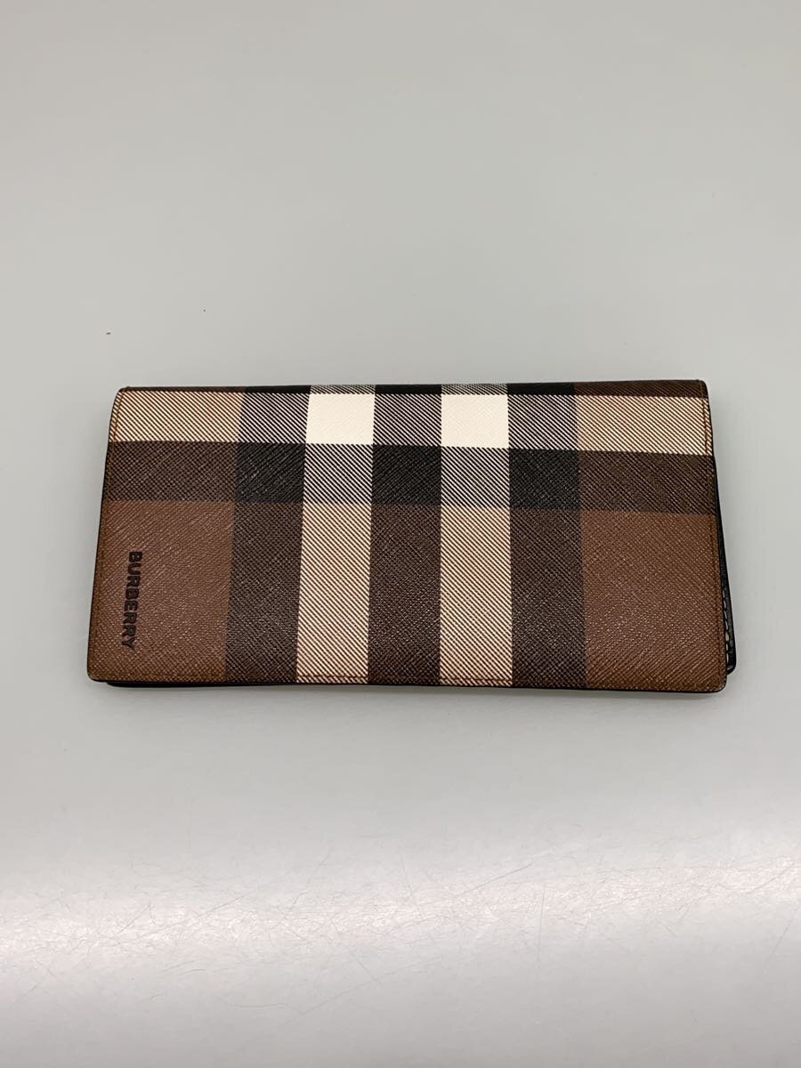 【中古】BURBERRY◆長財布/--/BRW/チェック/メンズ【服飾雑貨他】