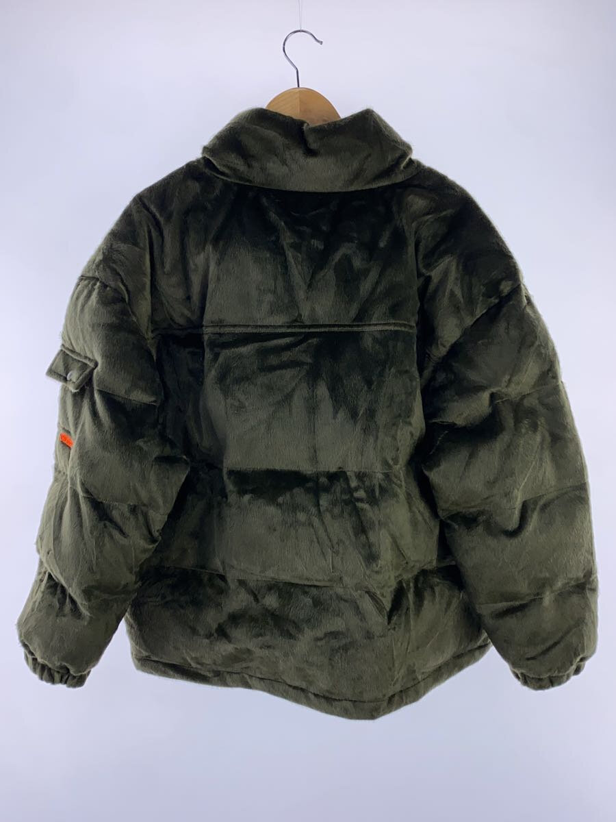 【中古】re:room◆ダウンジャケット/M/ポリエステル/KHK/無地【メンズウェア】