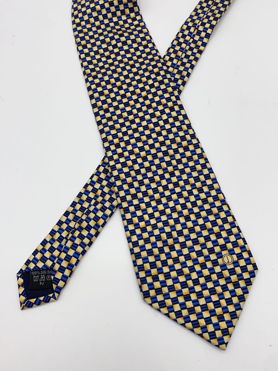 【中古】dunhill◆ネクタイ/シルク/YLW/チェック/メンズ【服飾雑貨他】 2