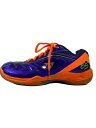 【中古】YONEX◆バドミントンシューズ/POWER CUSSHION/65/パープル/SHB-65【スポーツ】