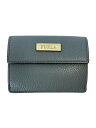 【中古】FURLA◆3つ折り財布/レザー/GRY/レディース【服飾雑貨他】(4)