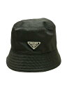 【中古】PRADA◆ハット/L/BLK/レディース/2HC137 2DMI//【服飾雑貨他】(4)