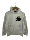 【中古】WIND AND SEA◆パーカー/S/コットン/WHT/WDS-C-GOD-23-Q3-09【メンズウェア】