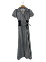 【中古】SNIDEL◆半袖ワンピース/0/ポリエステル/ギンガムCK【レディースウェア】