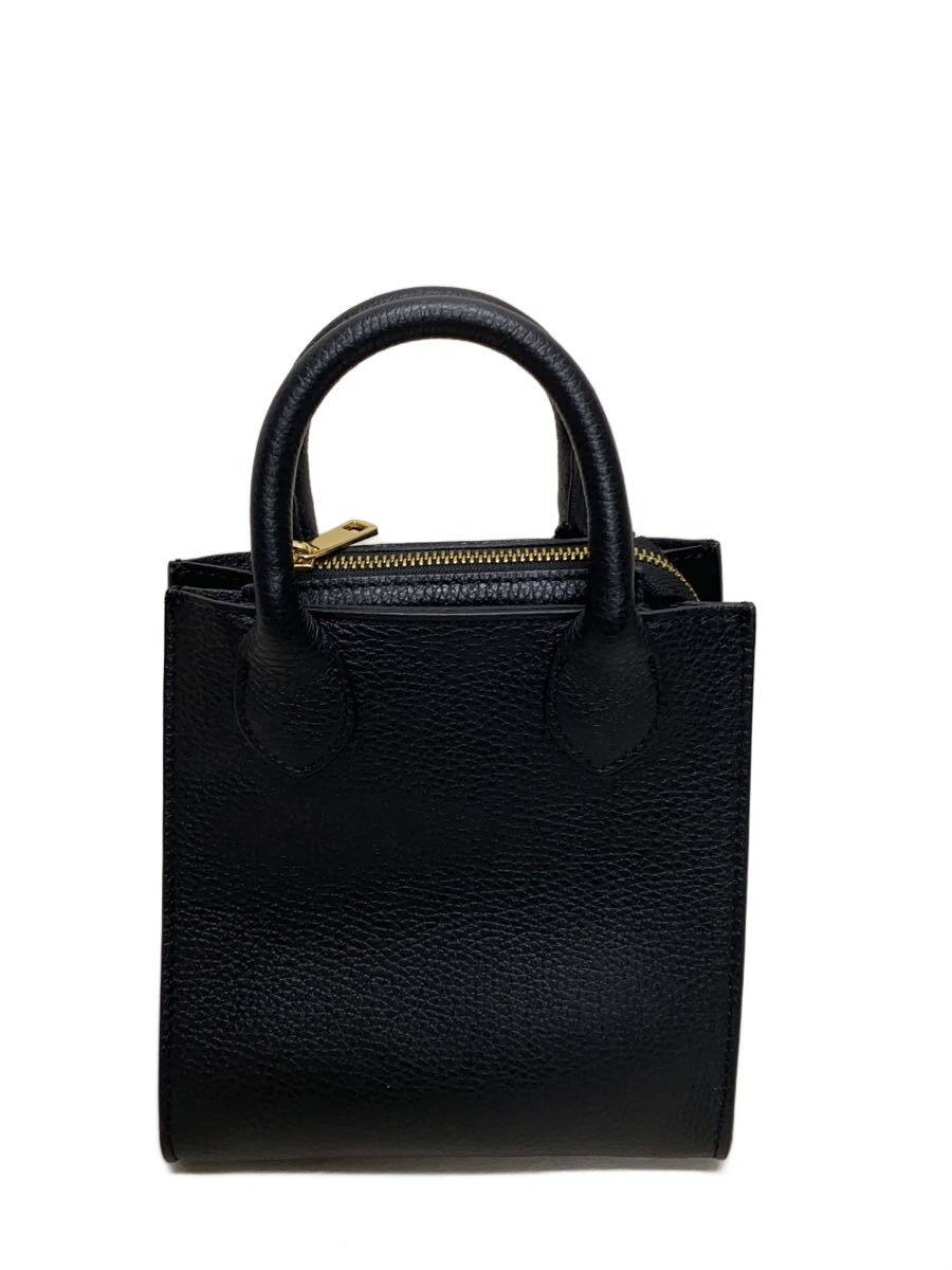 【中古】MARCO BIANCHINI◆ミニハンドバッグ/2WAY/BLK【バッグ】