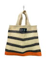 【中古】MARNI◆トートバッグ/--/BEG【バッグ】