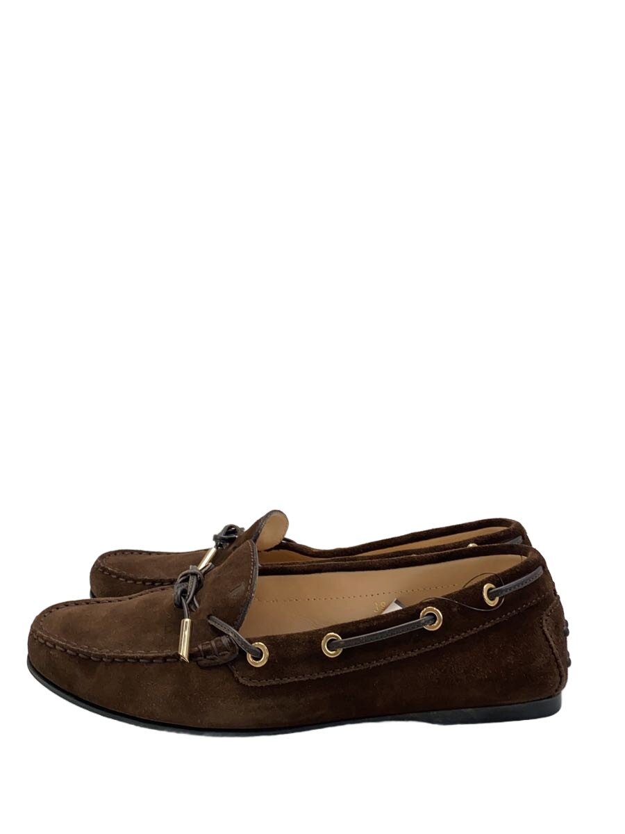 TOD’S◆シューズ/38/BRW/スウェード/gomma lu laccetto occhielli