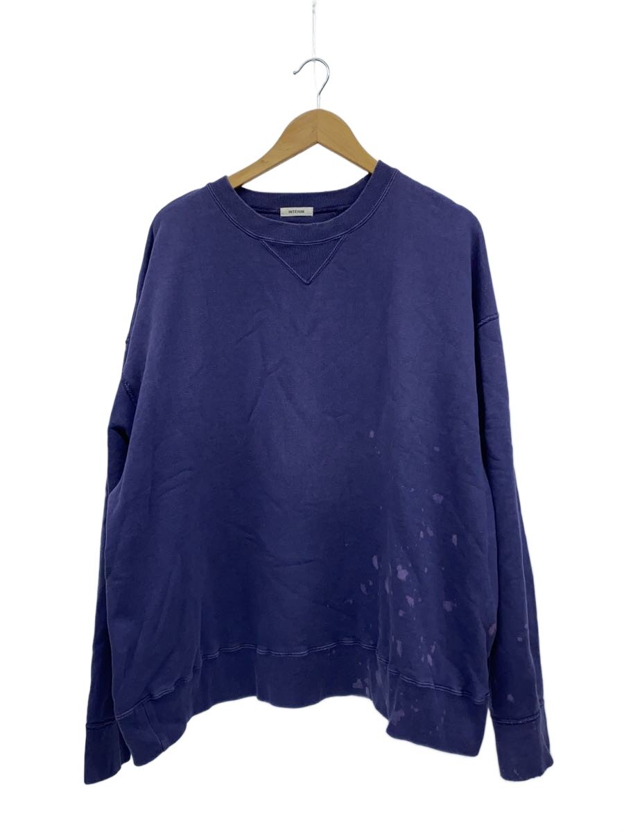 INTERIM◆23AW/BLEACH HYPER BIG V LOOP WHEEL SEAMLESS SWEAT/5/コットン/PUP