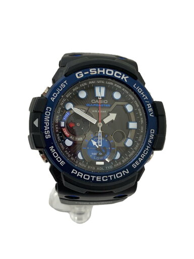 【中古】CASIO◆CASIO/クォーツ腕時計・G-SHOCK/デジアナ/ラバー/ブルー/ブラック【服飾雑貨他】 【中古】CASIO◆CASIO/クォーツ腕時計・G-SHOCK/デジアナ/ラバー/ブルー/ブラック【服飾雑貨他】