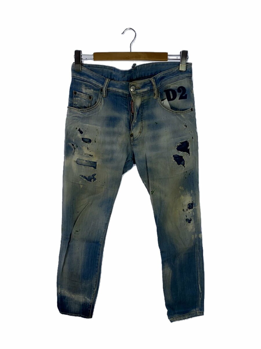 【中古】DSQUARED2◆21SS/Skater Jean/ボトム/44/デニム/IDG/S74LB0851 S30342【メンズウェア】