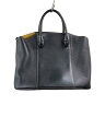 【中古】FURLA◆トートバッグ/レザー/BLK【バッグ】