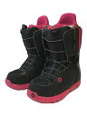 【中古】BURTON◆MINT-ASIAN FIT/スノーボードブーツ/23cm/クイックレーシング/BLK【スポーツ】