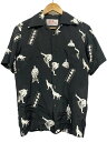 【中古】Aloha Blossom◆アロハシャツ/38/レーヨン/BLK/AB-0026010101【メンズウェア】(4)