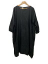 【中古】nest Robe◆リネンドルマントラペーズワンピース/FREE/リネン/BLK/無地/01193-1302【レディースウェア】(4)